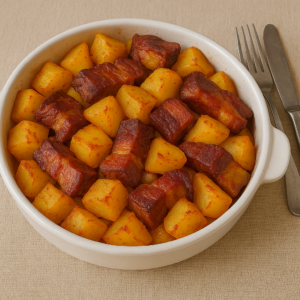 Krompir sa suvim mesom