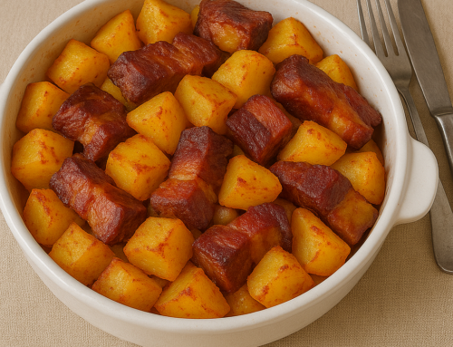 Krompir sa suvim mesom