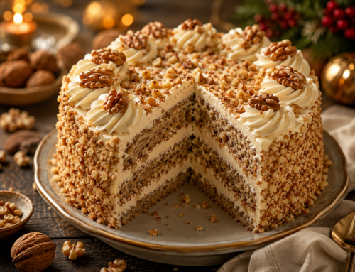 Svečana orahovača sa tri sloja – Torta bogatog srca